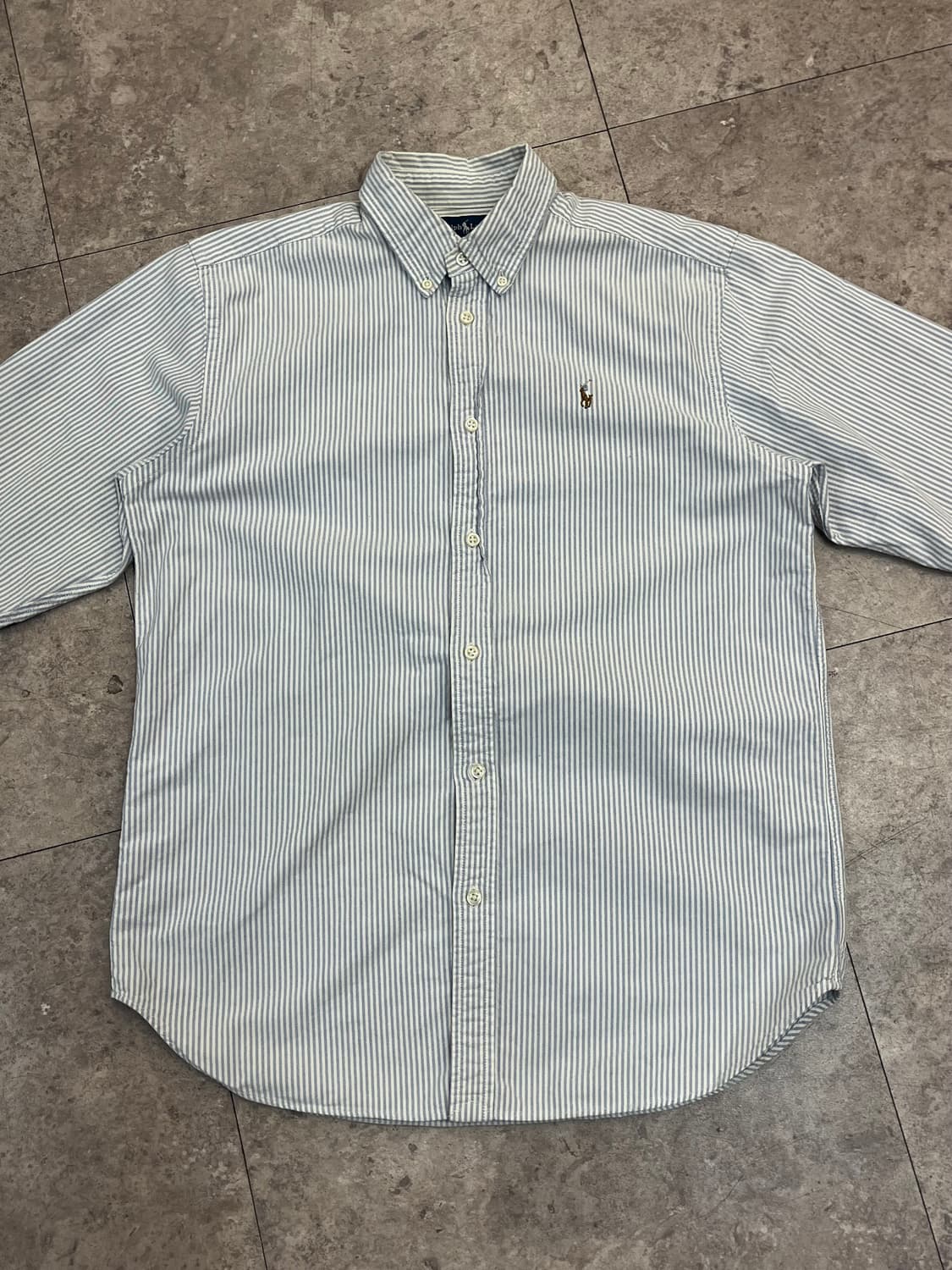 폴로 랄프로렌 스트라이프 셔츠 스카이블루 #csz3085  상품이미지5