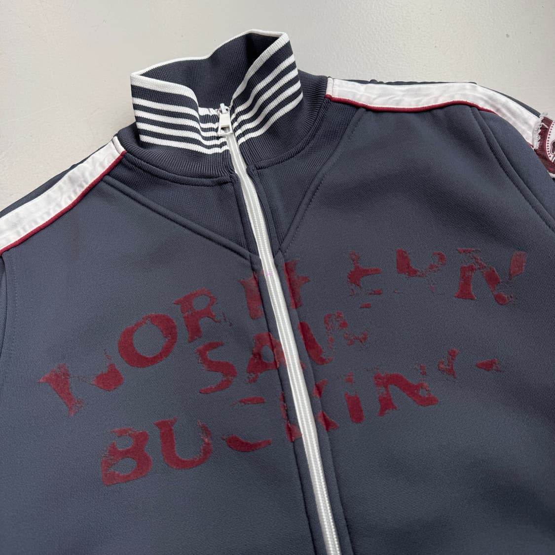 Y2K 그런지 버팔로 락 펑크 트랙탑 져지 상품이미지3