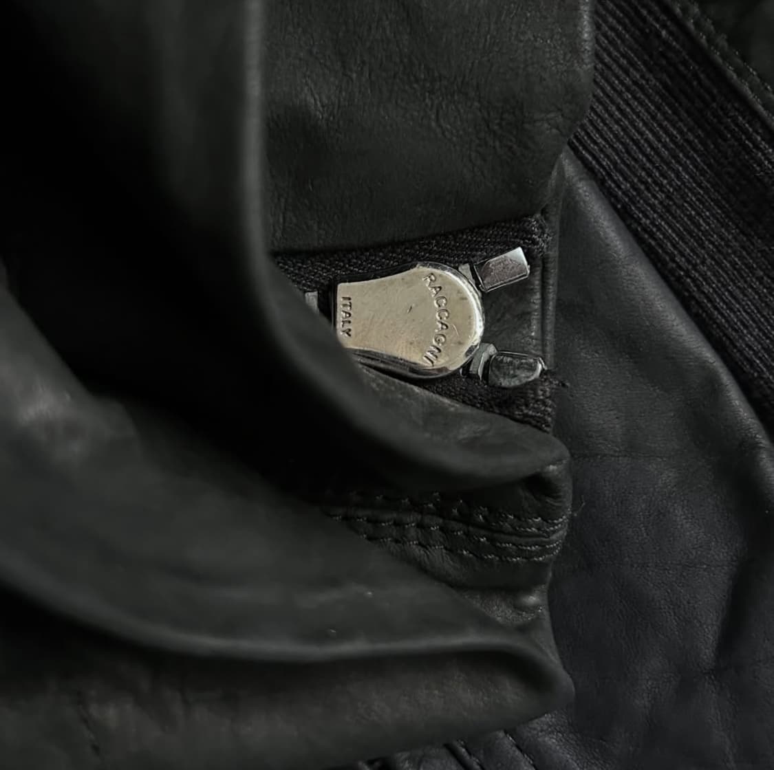 릭오웬스 사선 하이넥 드레이프 자켓 38 블랙 상품이미지6