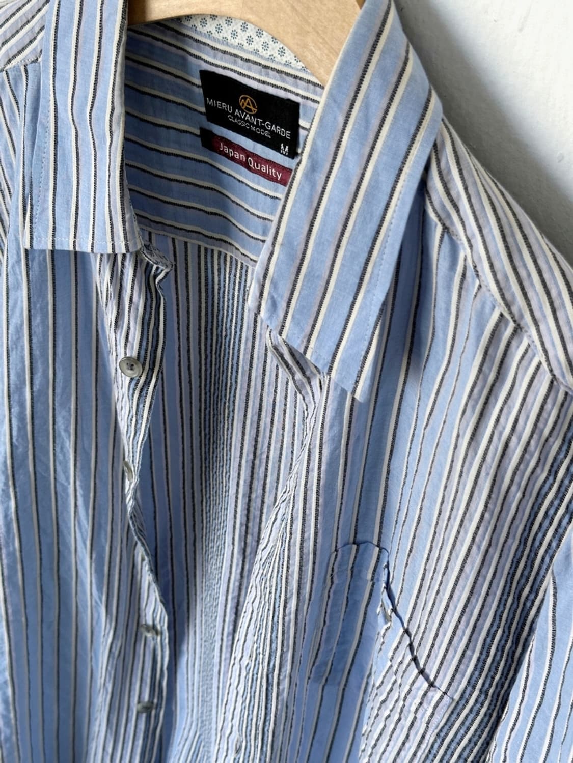 Sucker fabric multi design half shirt 상품이미지1