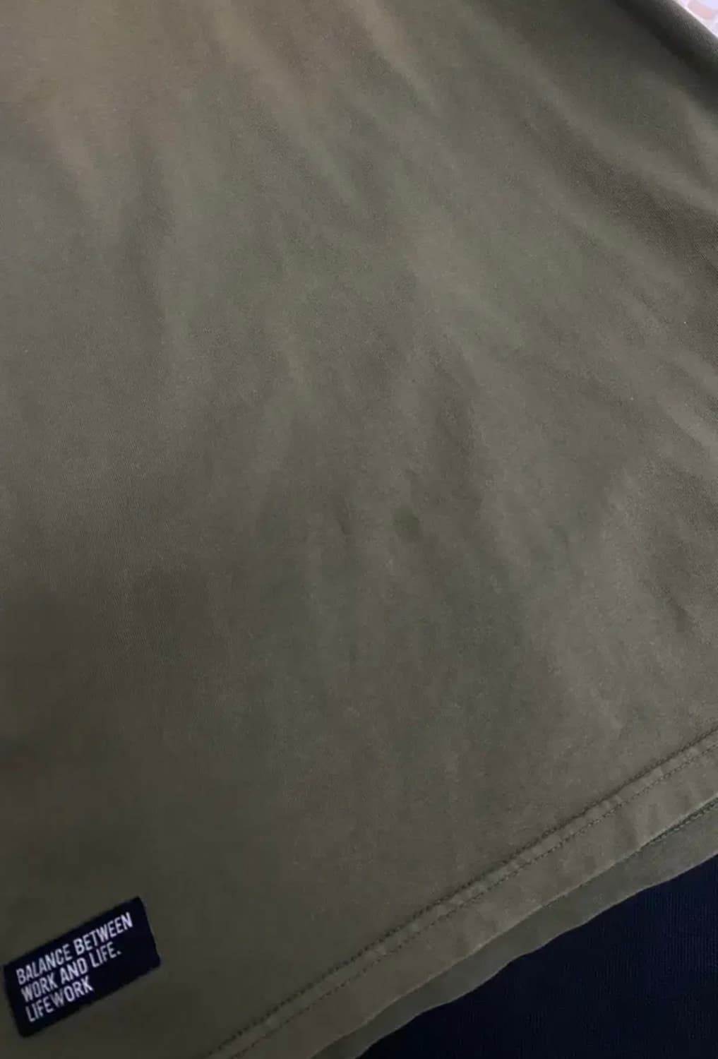 라이프워크 불독 와펜 카키 반팔티 M 상품이미지7