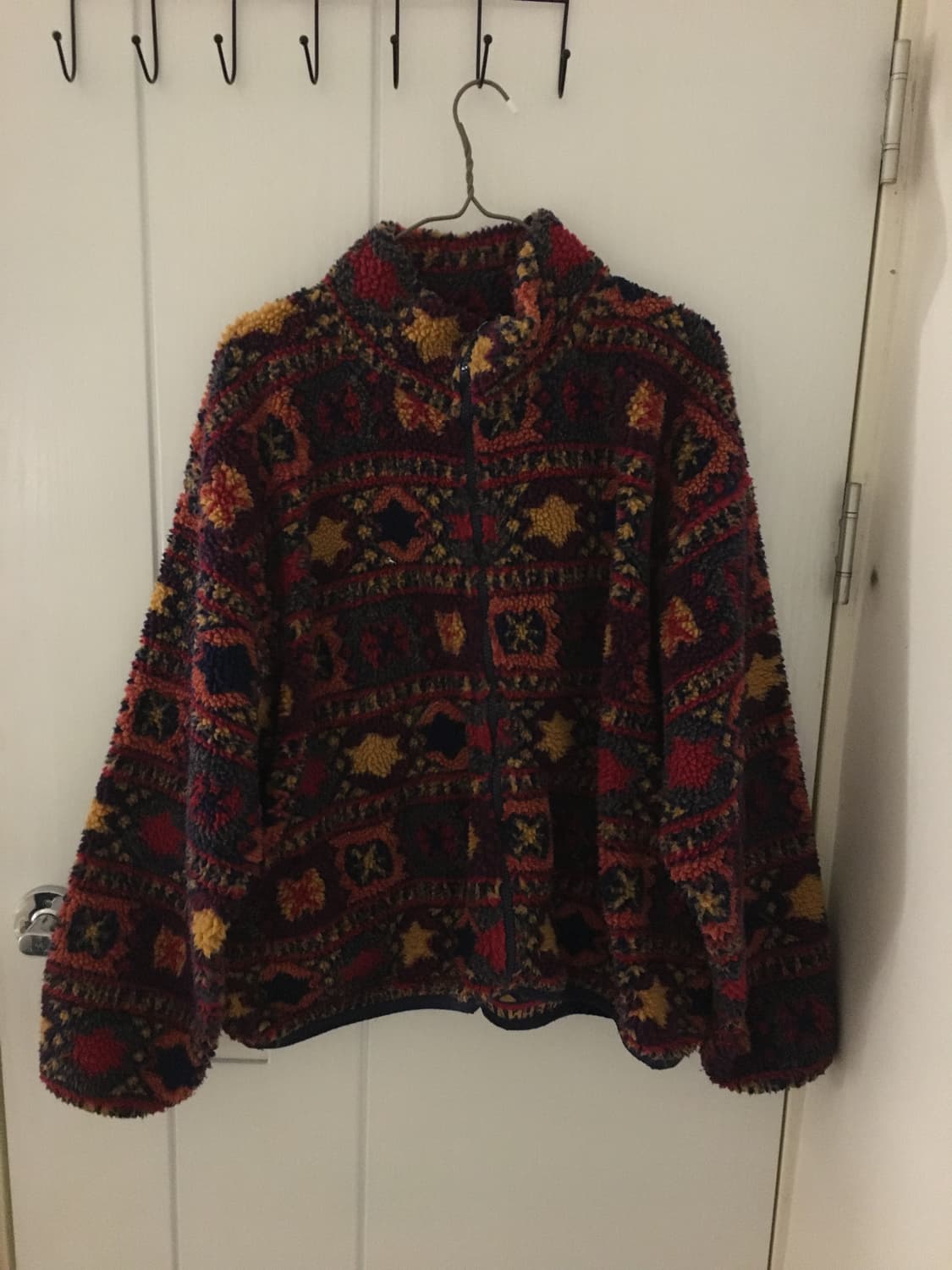 빈티지 노르딕 패턴 후리스 상품이미지1