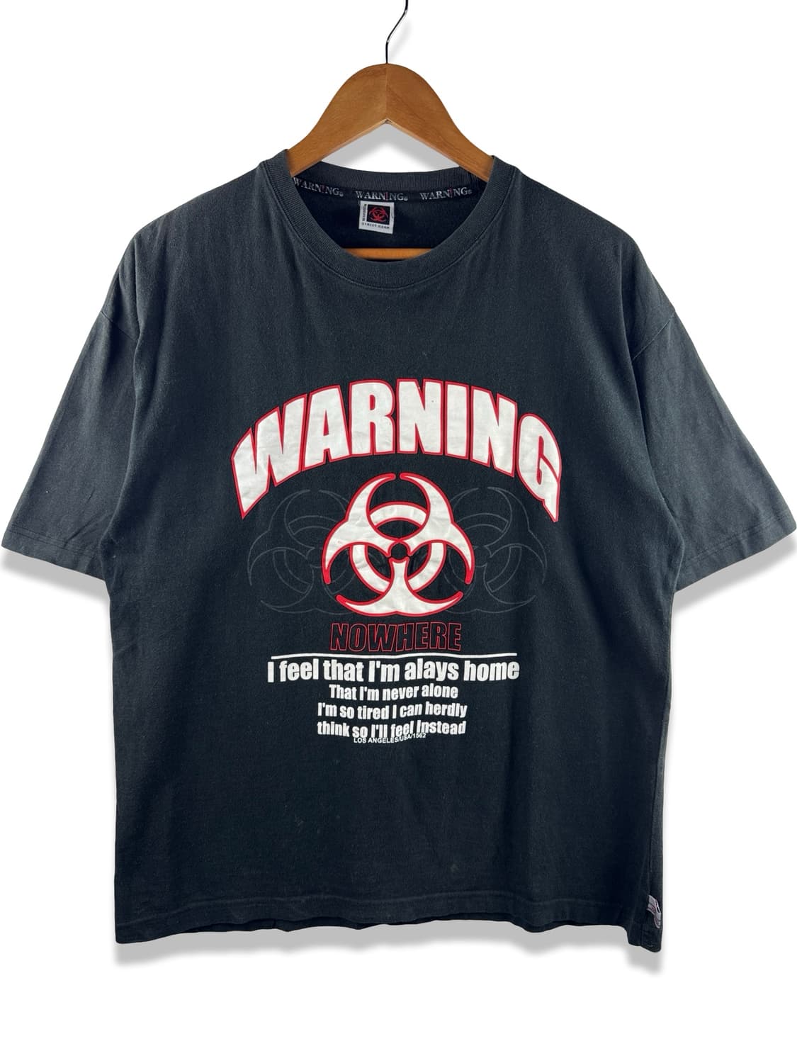 WARNING Biohazard Symbol TEE4117 상품이미지1