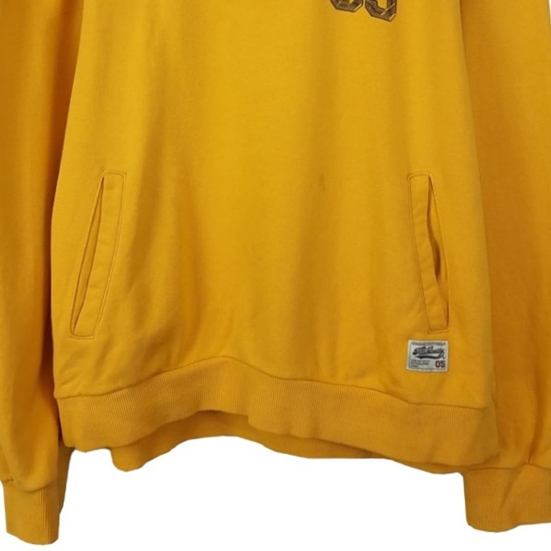 [푸부] 올드스쿨 빅로고 그래픽 후드티 머스타드 M19263 상품이미지5