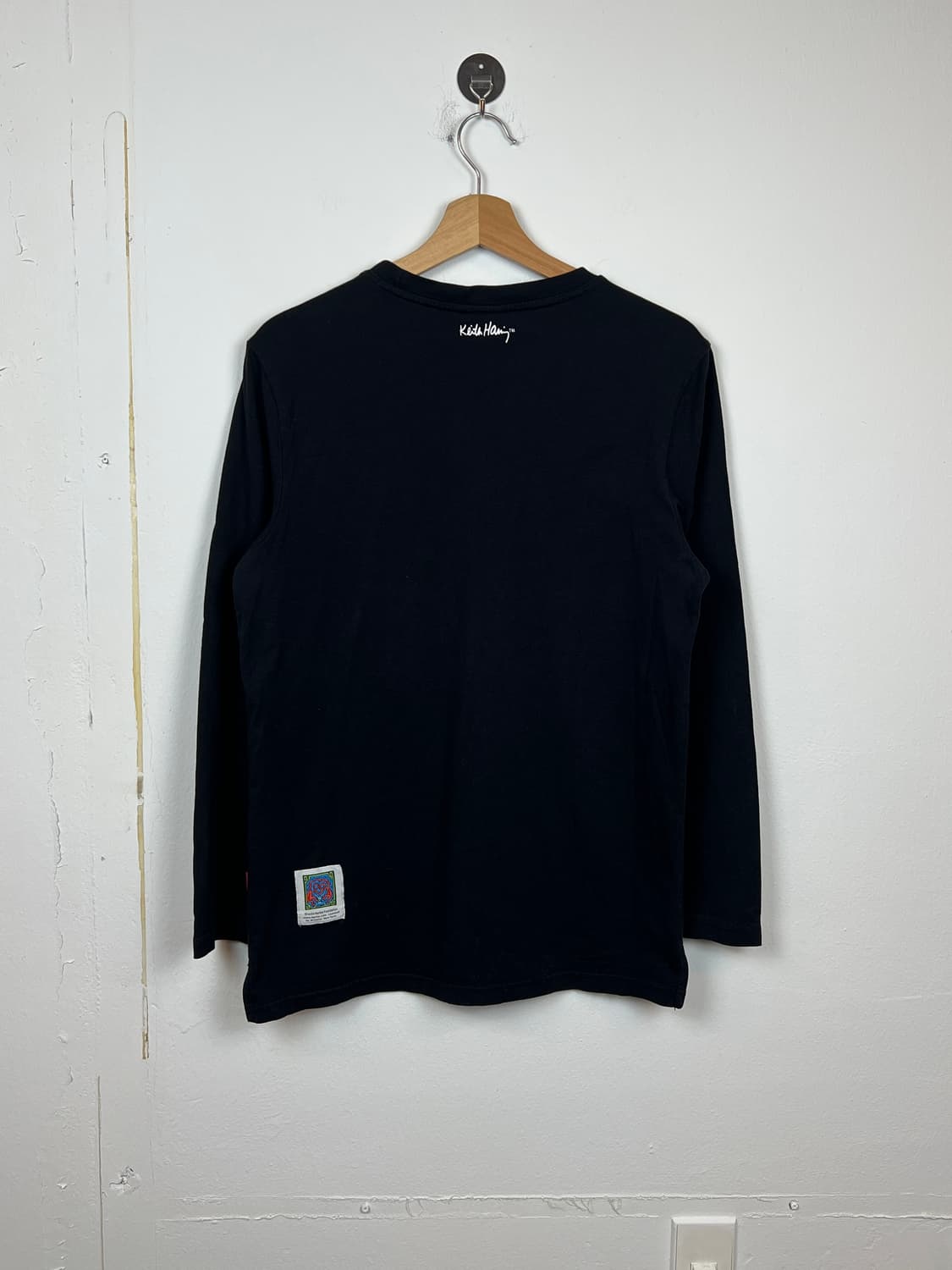 T173 키스해링 블랙 긴팔 티셔츠 95 상품이미지2