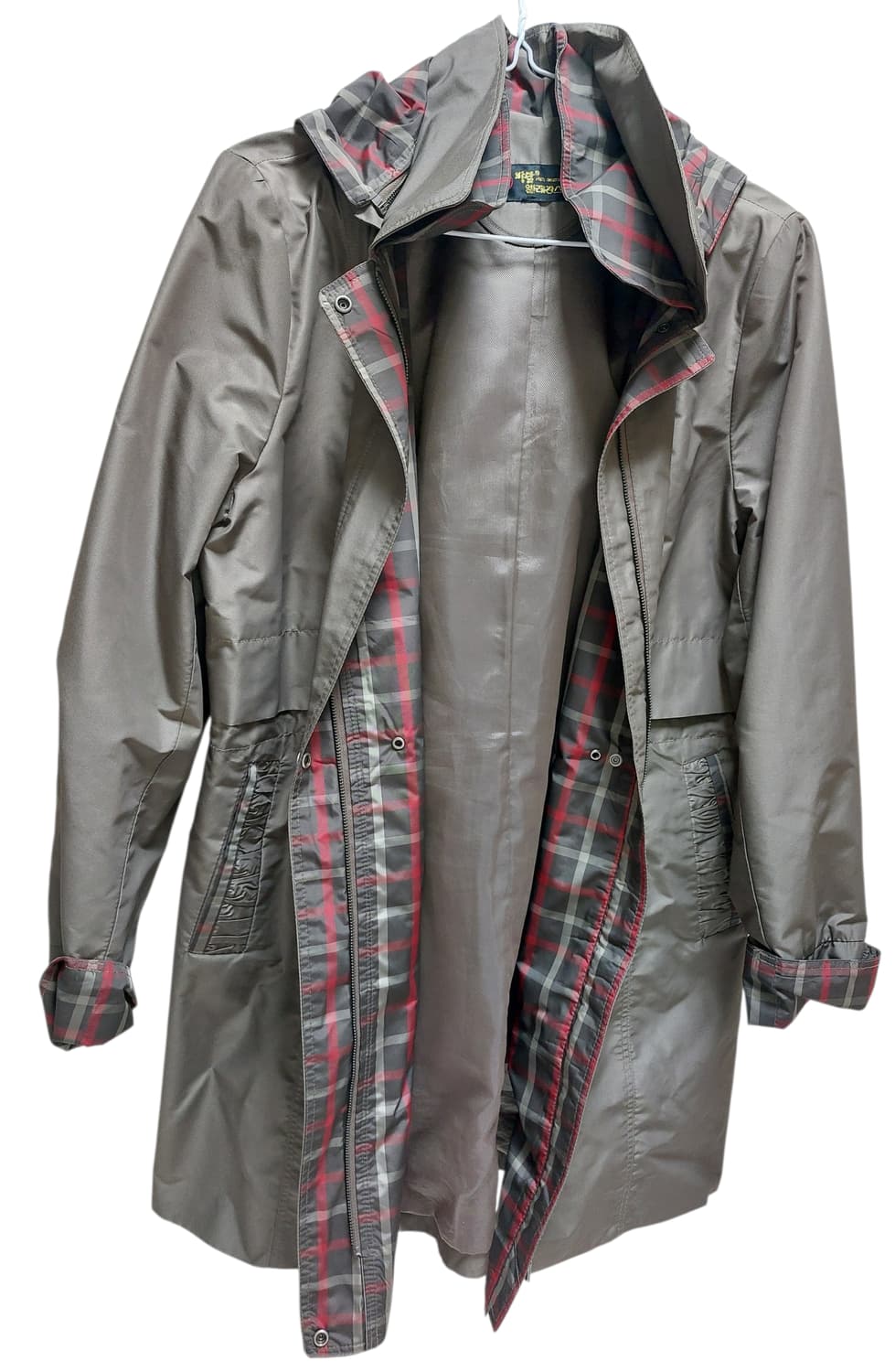 엘레강스 체크포인트 외투 상품이미지1