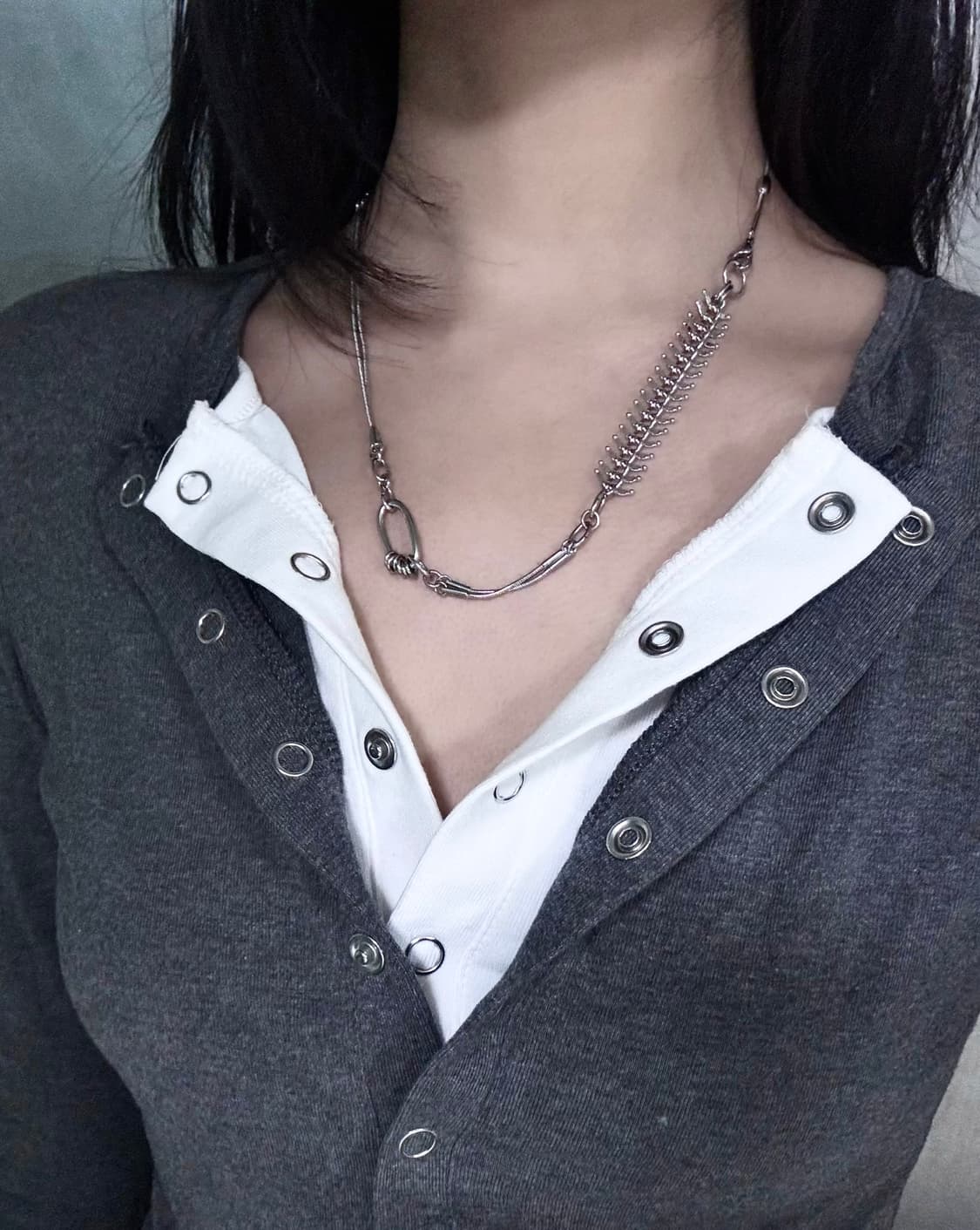 Thorn Mix Chain Necklace 상품이미지2