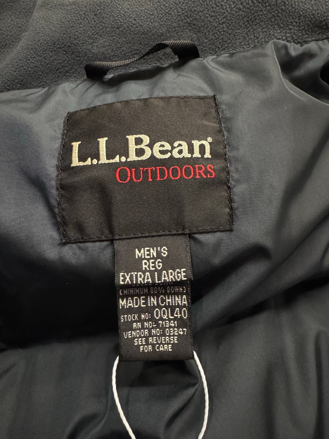 00s 엘엘빈 아웃도어 립스탑 구스다운 베스트 상품이미지8