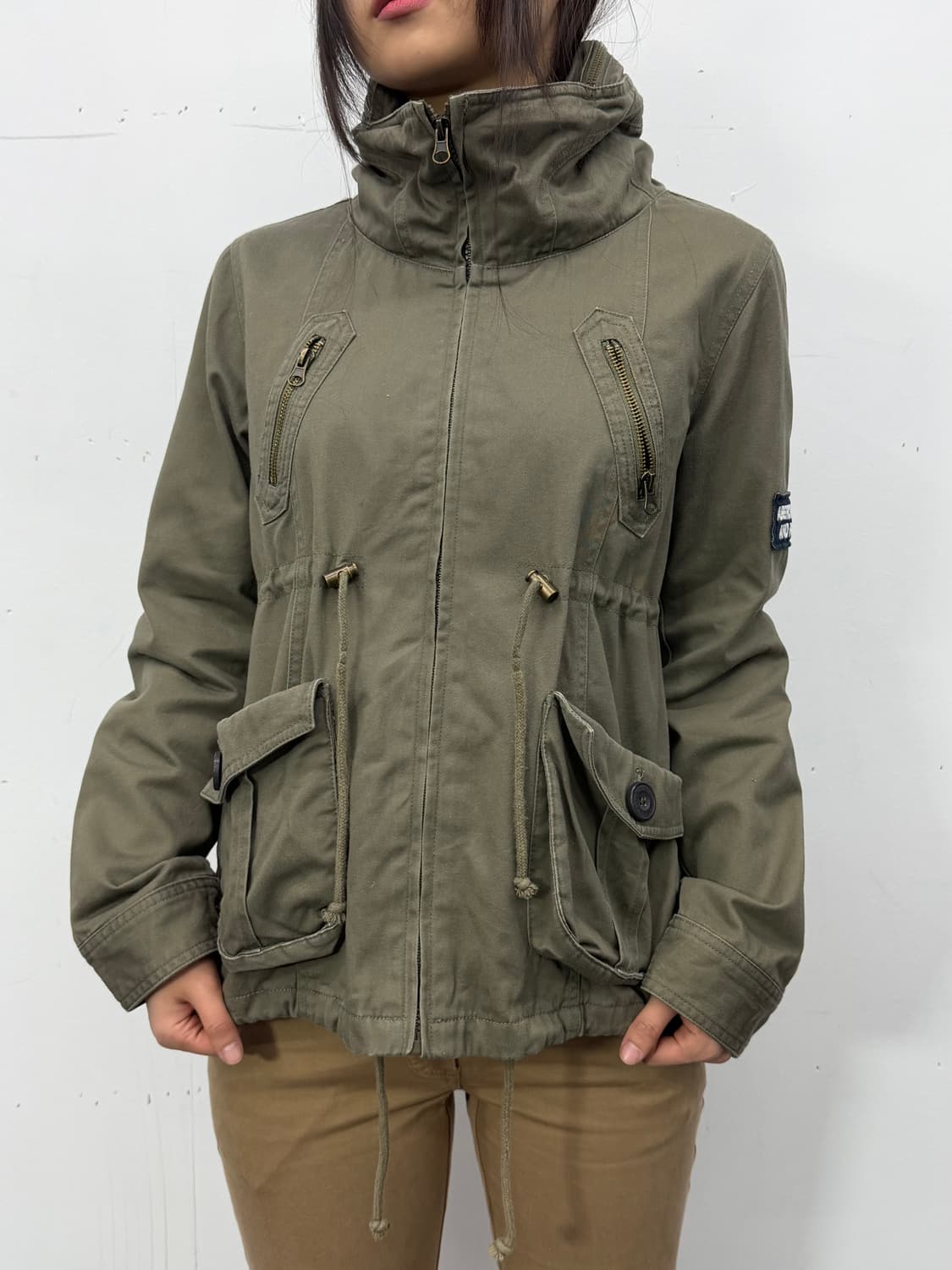 High-neck military jacket 상품이미지2