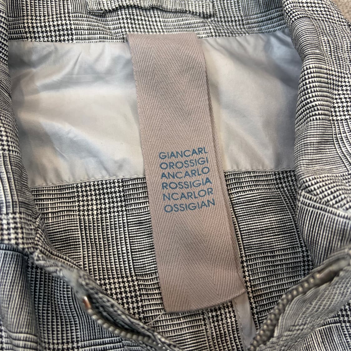 Gian Carlo Rossi 지안 카를로 로시 글렌체크 자켓 S 상품이미지2