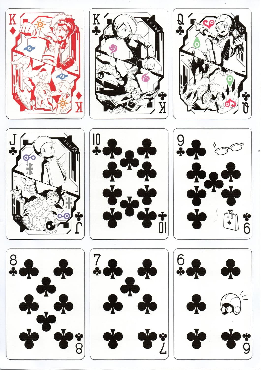 디지몬 바이시클 플레잉카드 트럼프카드 상품이미지5