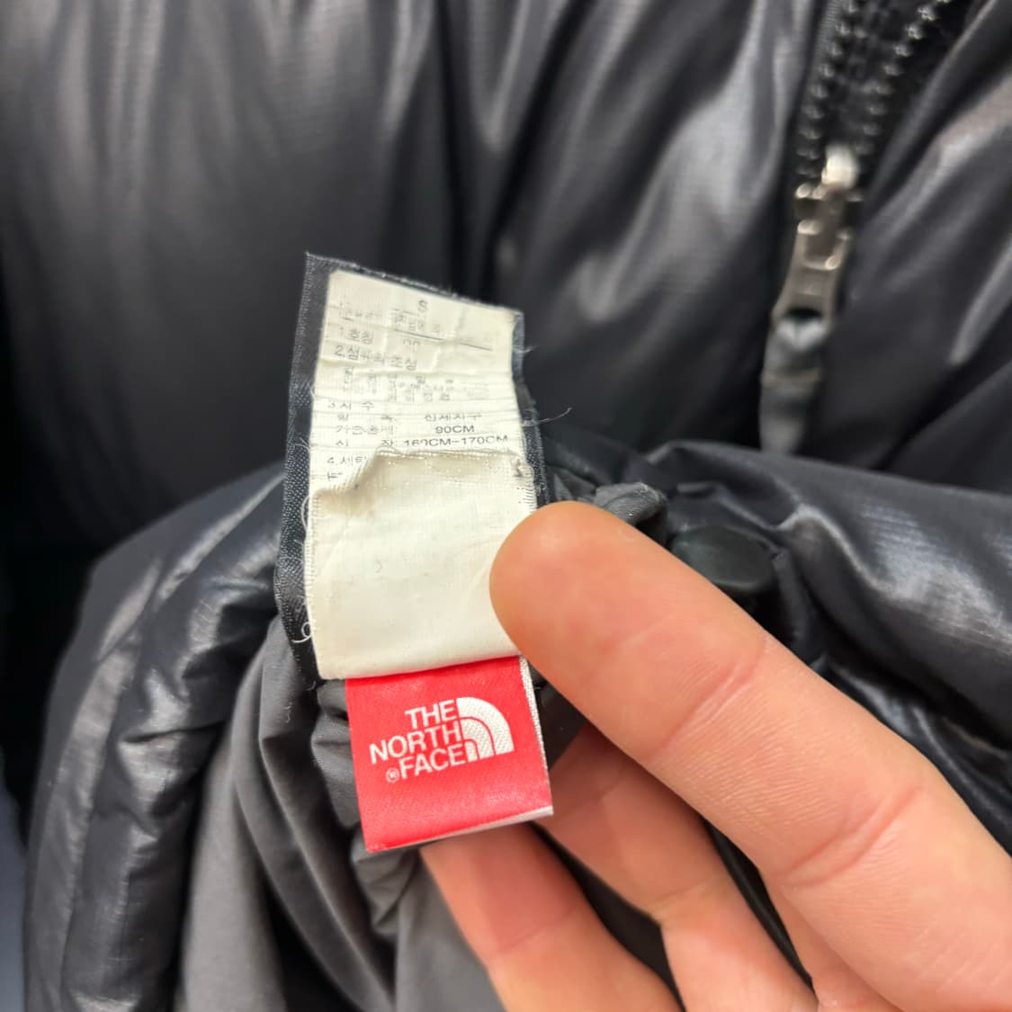 노스페이스 블랙 눕시 700 필파워 S 상품이미지10