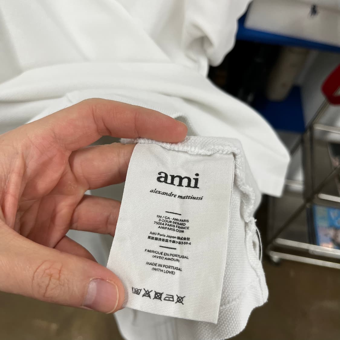 아미 피케 반팔 카라 티셔츠 XL 상품이미지5