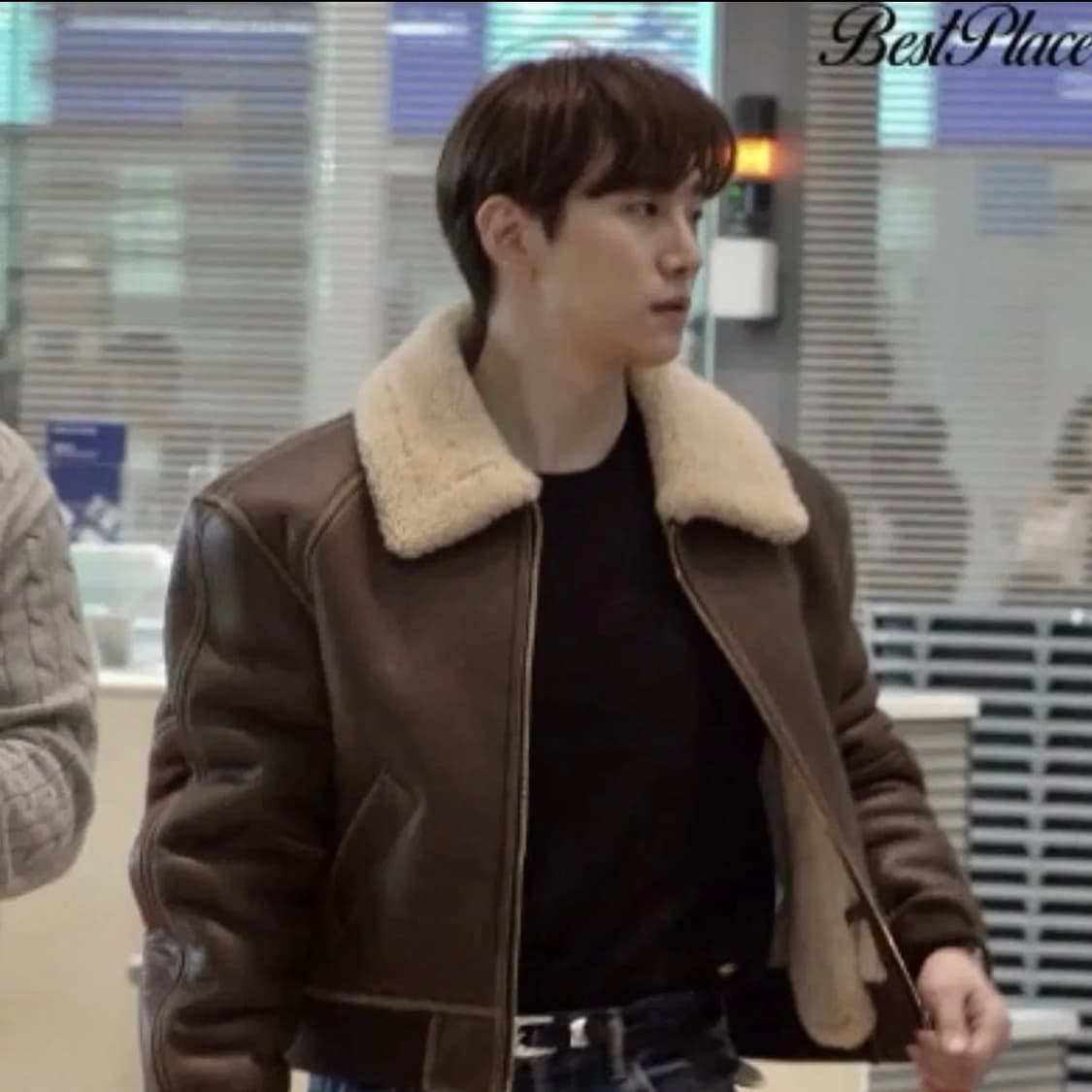 [M] 렉토 클래식 시어링 라이닝 레더 가죽 무스탕 점퍼 자켓 상품이미지8