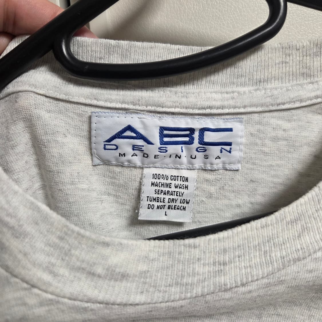 미국제 90s ABC 반팔 티셔츠 L(100) 상품이미지4