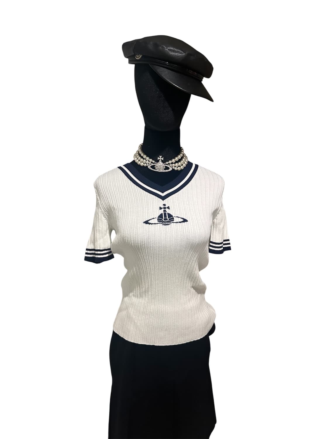 뉴진스 하니 착용) 비비안웨스트우드 orb 니트탑 상품이미지2