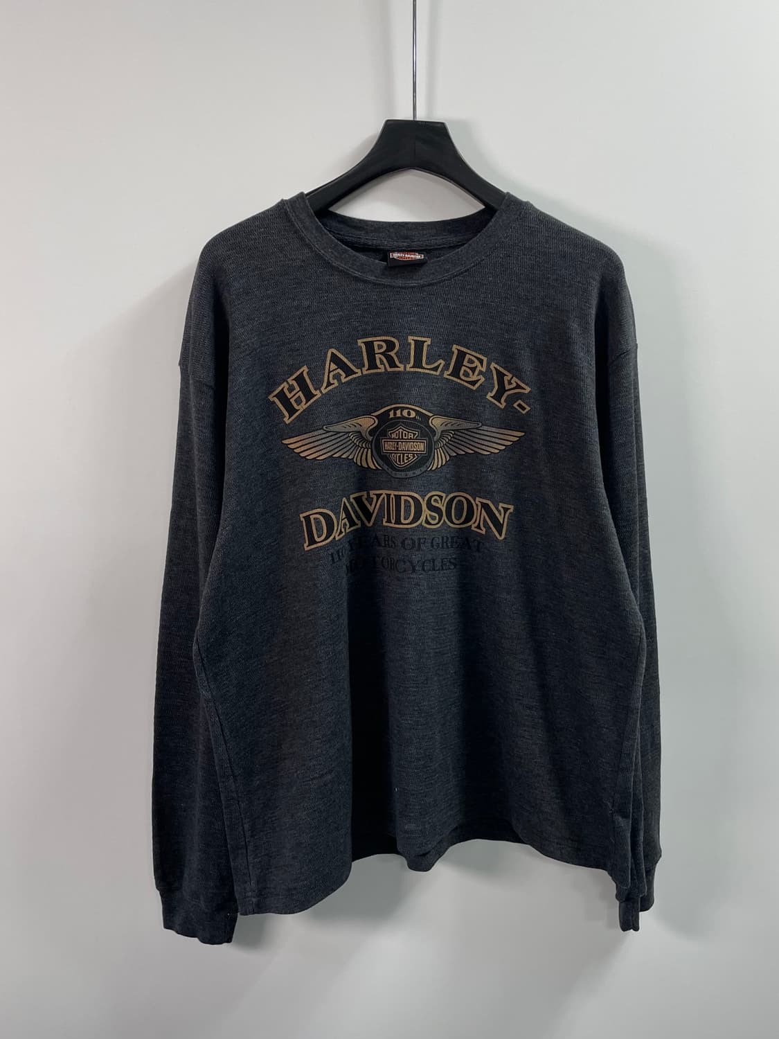 할리데이비슨 USA 롱슬리브 와플티 (on.686) 상품이미지1