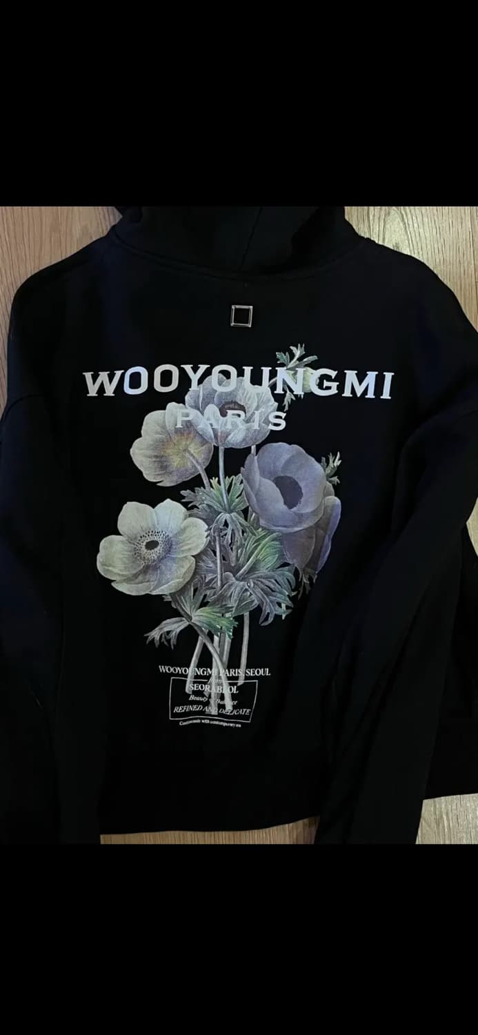우영미 플라워 백 로고 후드티 38 상품이미지1