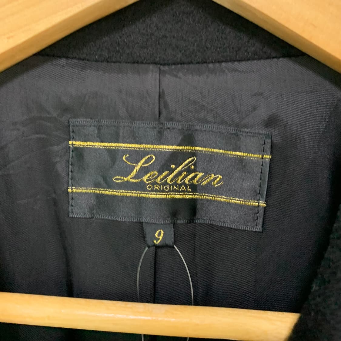 jpn 일본 빈티지 Lolian 블랙 더블 버튼 자켓 캐시미어 100% 상품이미지4