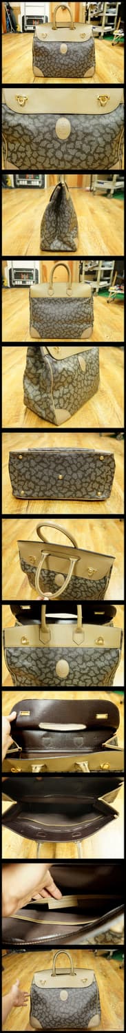 빈티지 80s 입생로랑 pvc 버킨백 상품이미지2