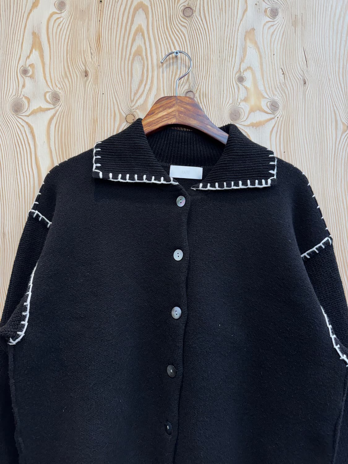 HARE 스티치 니트 가디건 상품이미지2