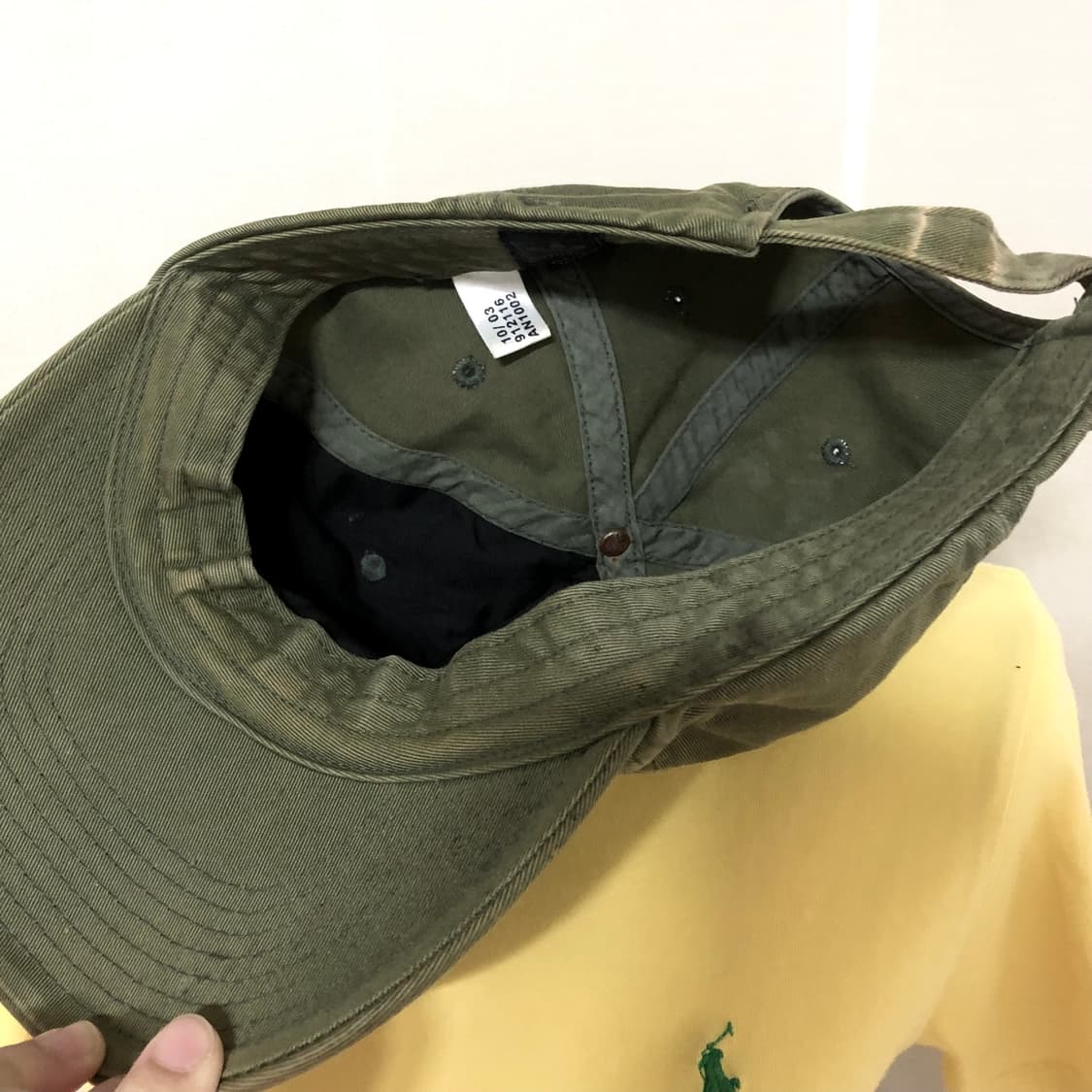 아디다스 카키 빅로고 캡  상품이미지2