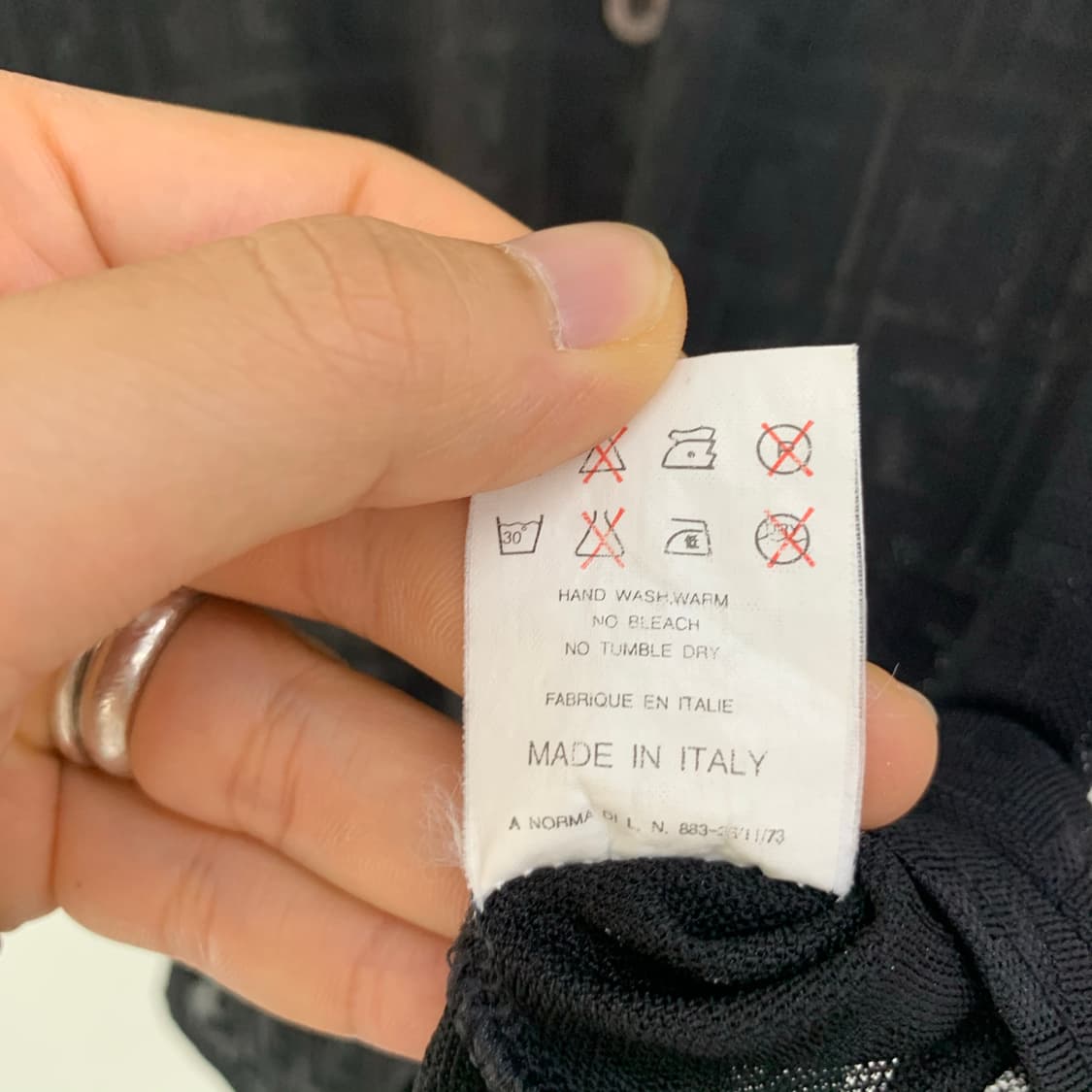 펜디 90s 주키노 모노그램 스판 덱스 씨스루 셔츠 상품이미지10