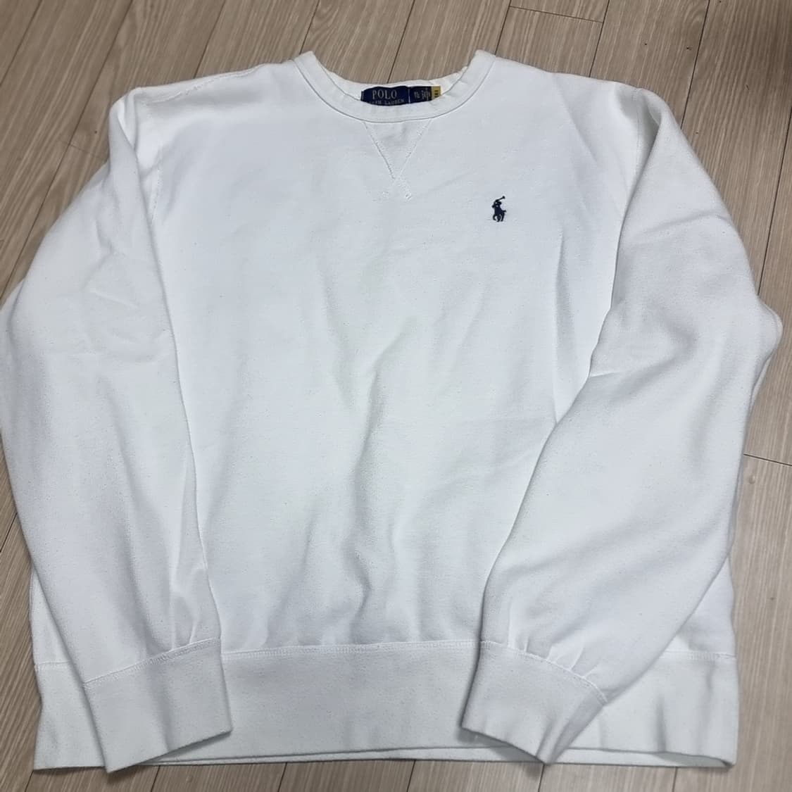 폴로 랄프로렌 화이트 맨투맨(xl) 상품이미지1