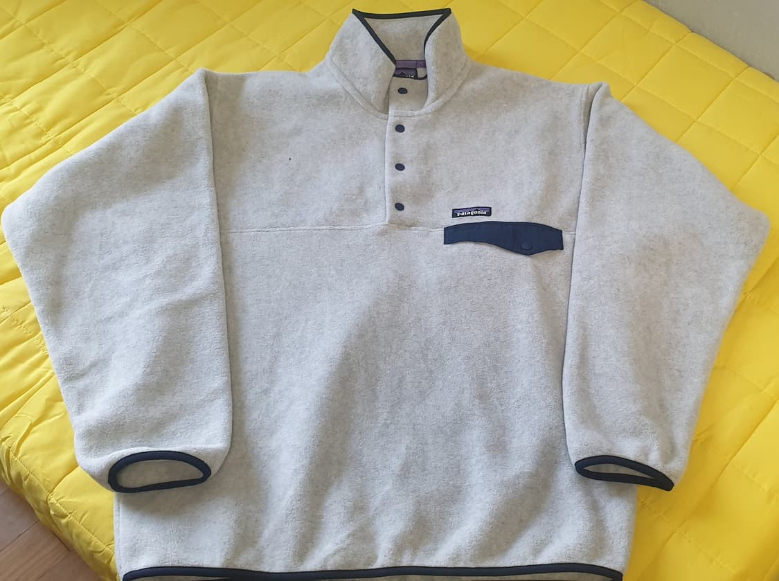 파타고니아 헤비웨이트 신칠라 스냅티 풀오버 오트밀헤더  M 상품이미지1