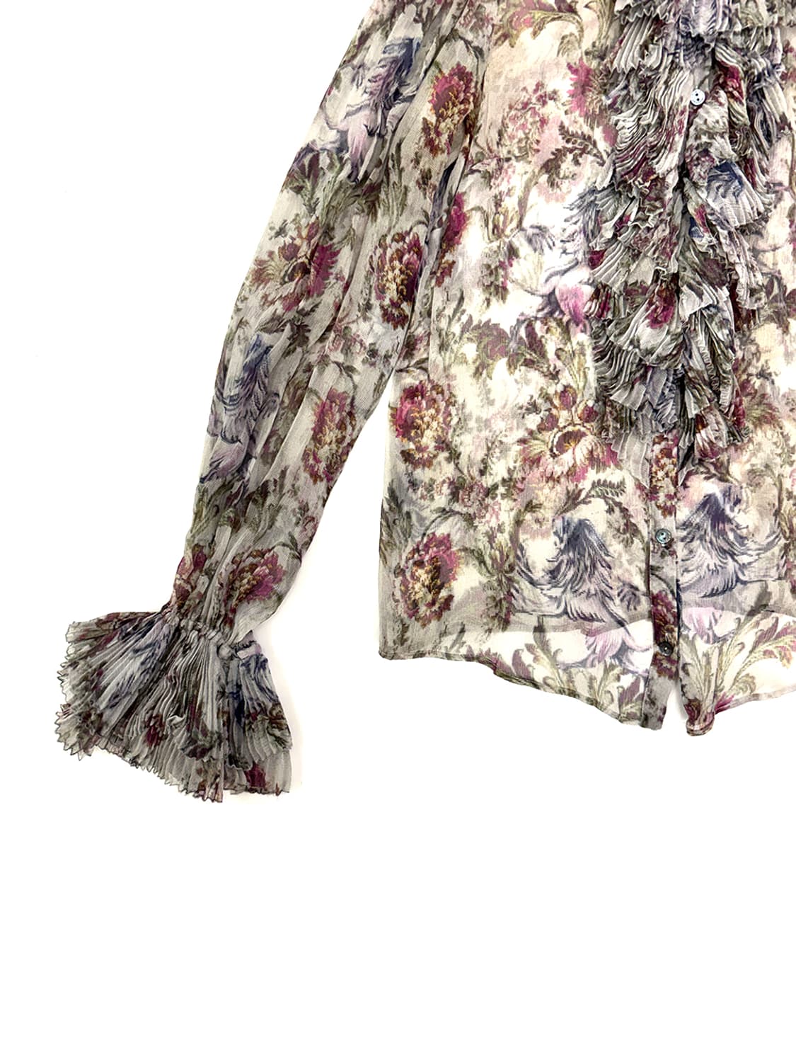 Dolce&Gabbana Floral Silk Blouse/44 상품이미지5