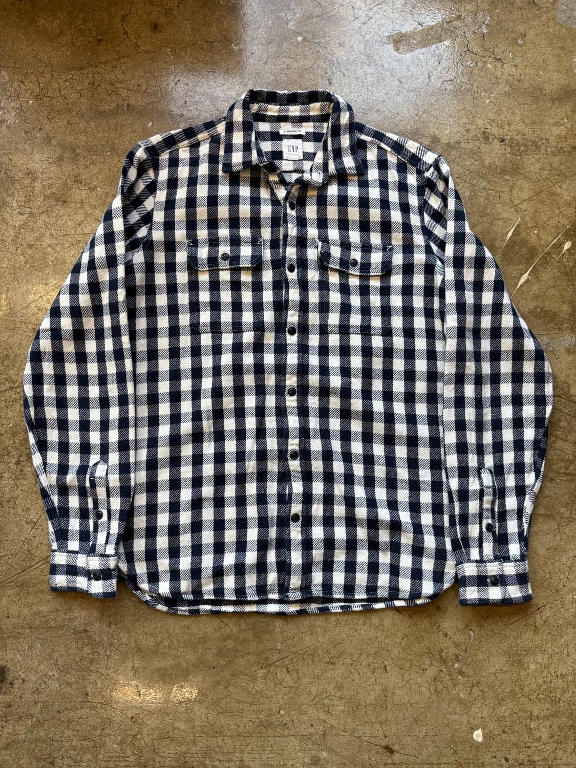 갭 GAP 빈티지 체크 플란넬 셔츠 상품이미지2