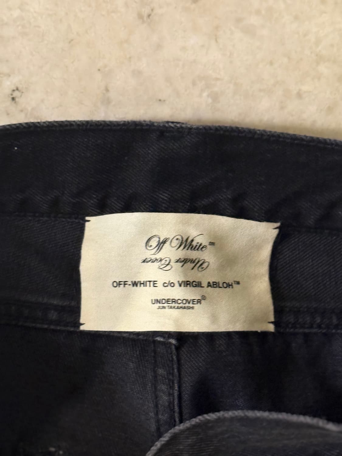 [31, S] 오프화이트 x 언더커버 데님 팬츠 상품이미지3