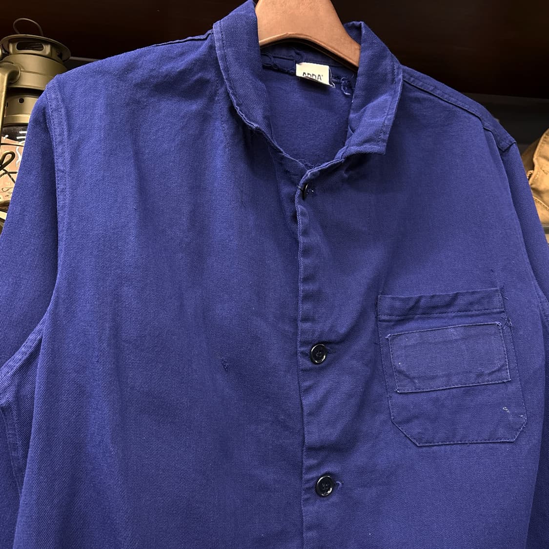 60~70s ADDA 하이넥 카라 프렌치 워크자켓 밴딩시보리 N710 상품이미지3