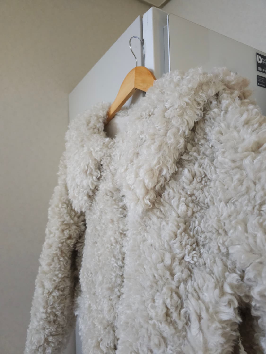 끌로네 핸드메이드 양털 무스탕 퍼자켓 상품이미지5