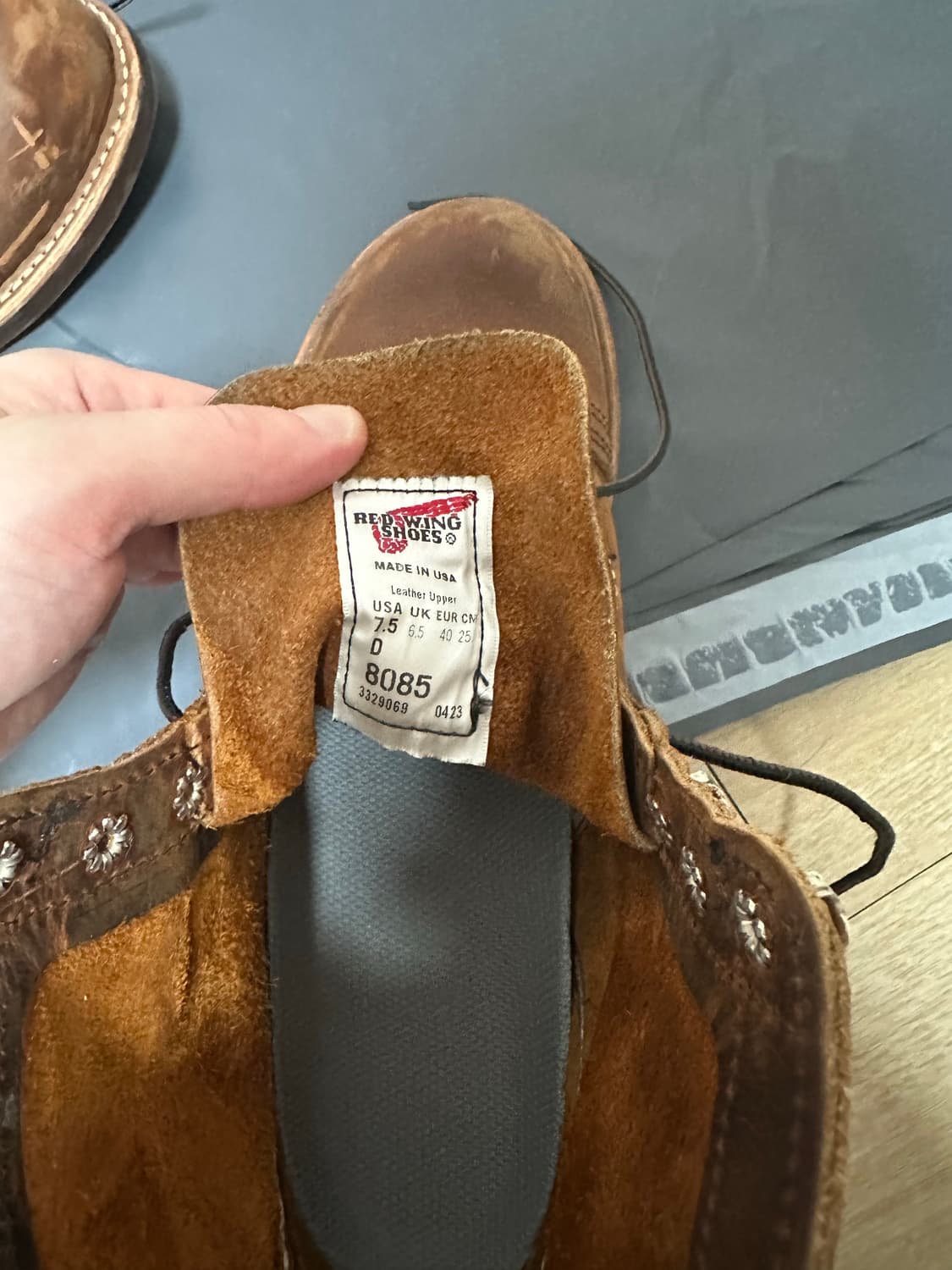 레드윙 8085 255사이즈 팝니다. 상품이미지6