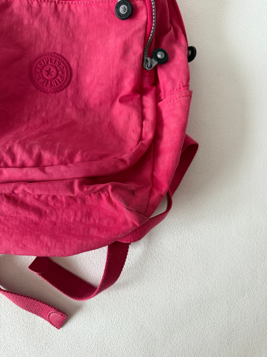 키플링(Kipling) 핑크 백팩 상품이미지5