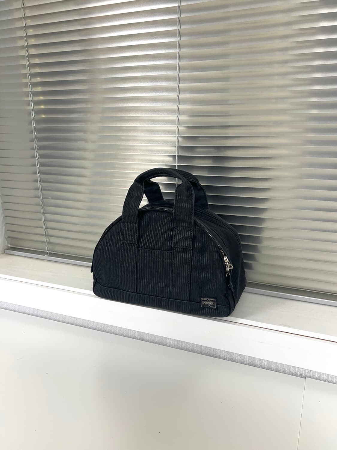 PORTER-TOTE BAG S (Washed Stripe Black) 상품이미지1