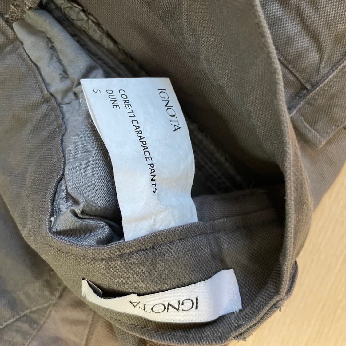 [S] 이그노타 코어 11 캐러페이스 팬츠 듄 상품이미지7