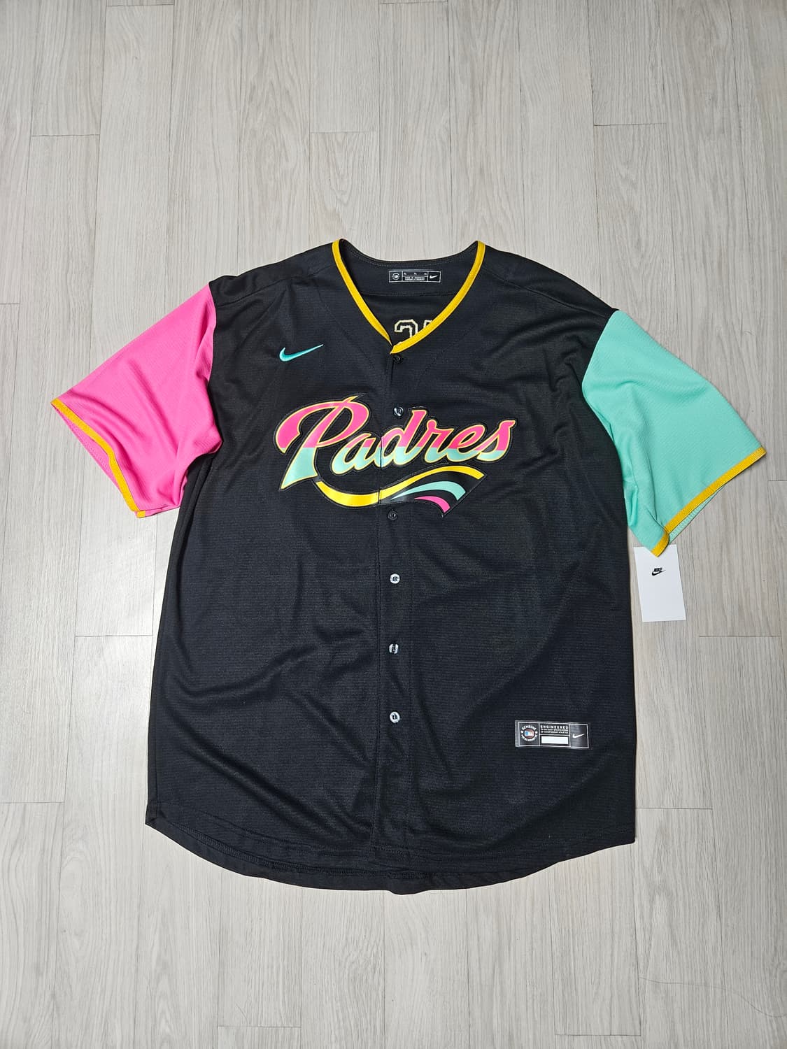Nike mlb NY 샌디 에고 블록코어룩 져지 상품이미지1