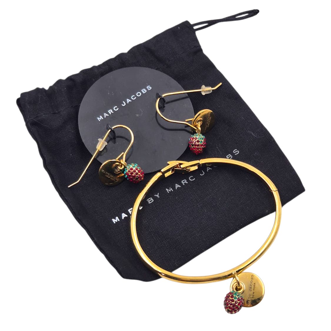 08s 마크제이콥스 파베 딸기 코인 뱅글&이어링 세트 상품이미지1