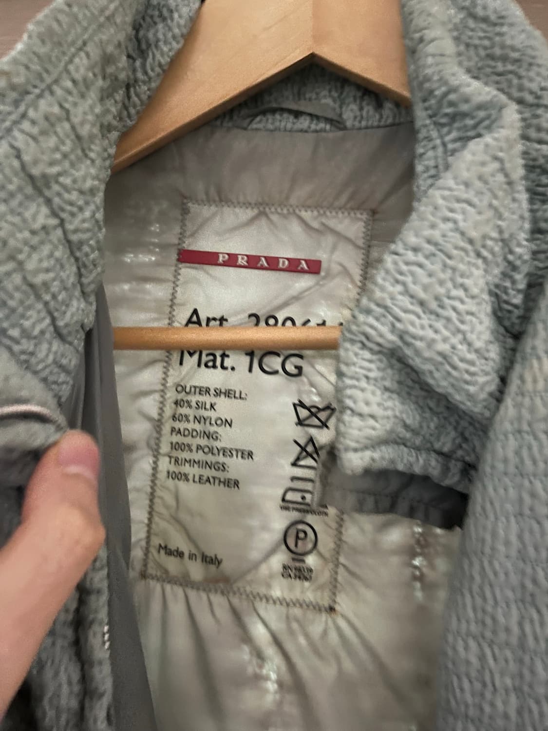 프라다 스포츠 실크 나일론 자켓 상품이미지6