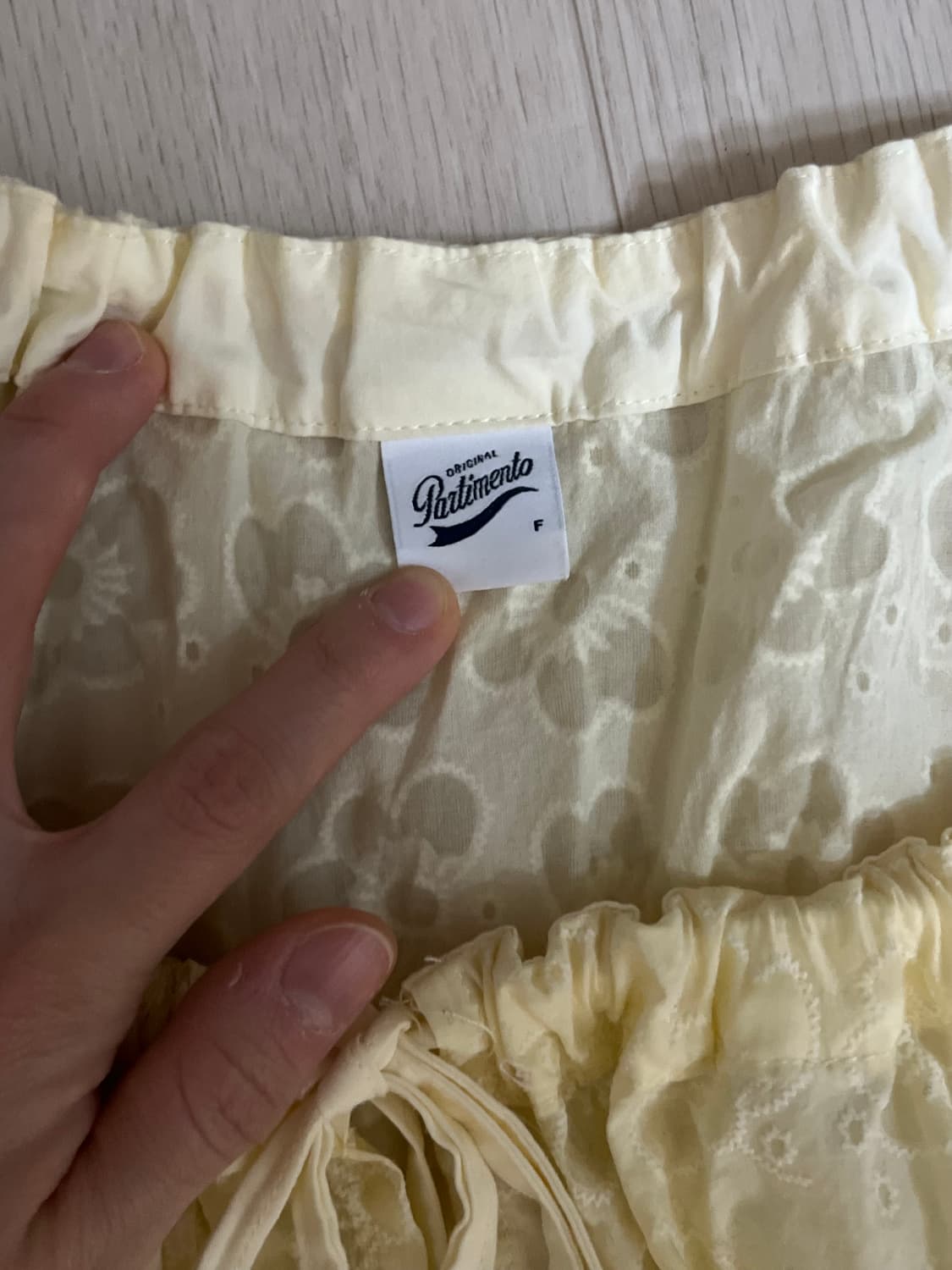 partimento women volume blouse 파르티멘토 우먼 상품이미지7