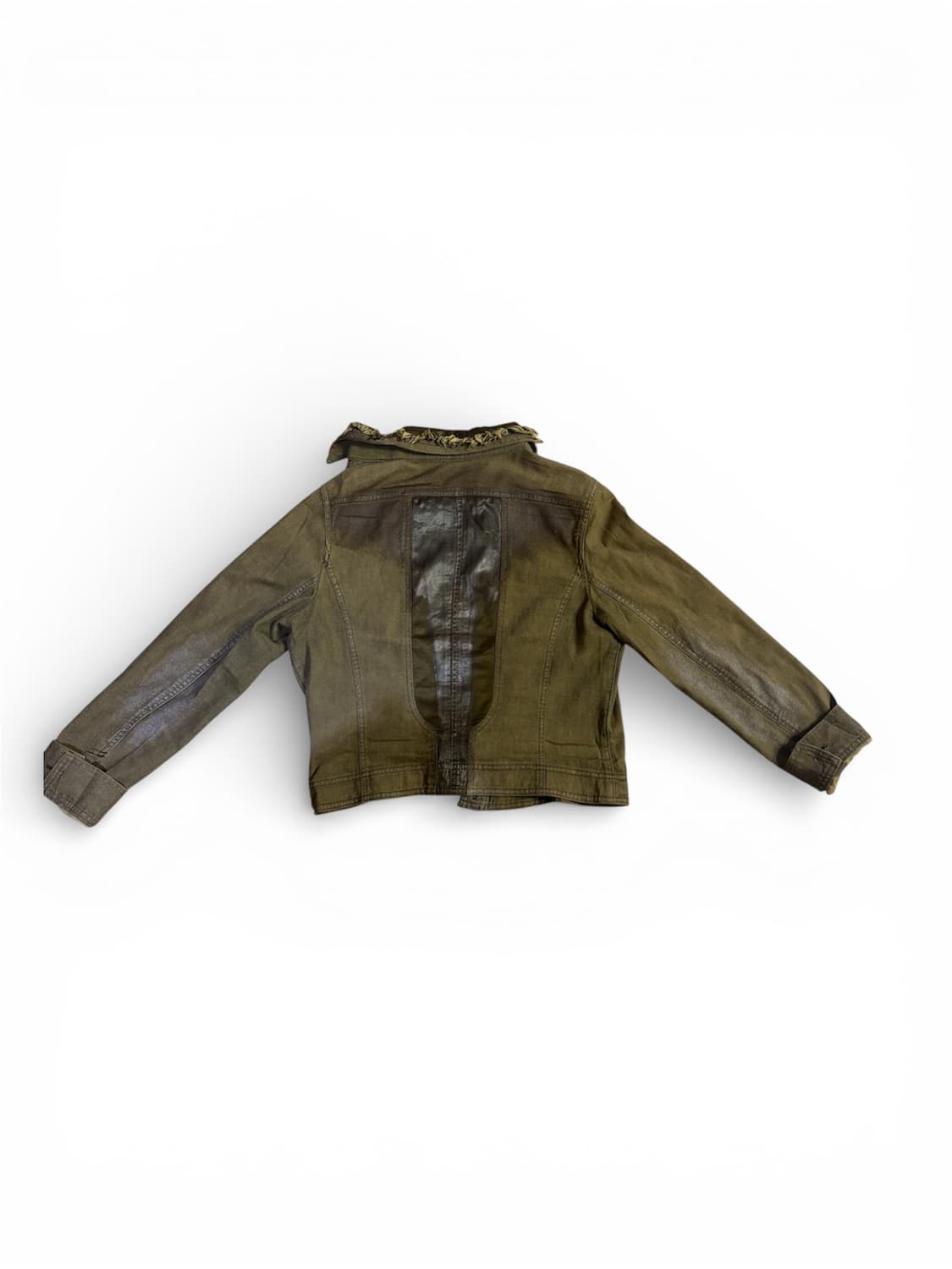 (희귀) INTELLECTION 워싱 숏자켓 Y2K 무드 55-66 상품이미지2