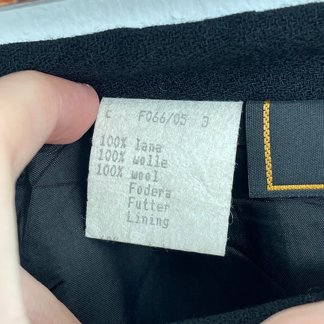 펜디 블랙 스커트 상품이미지8