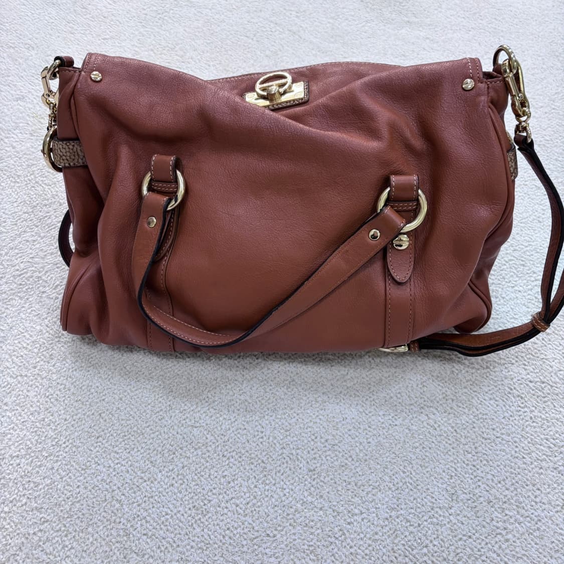 F 보르보네제 여성 가죽 핸드백 0415E 상품이미지2