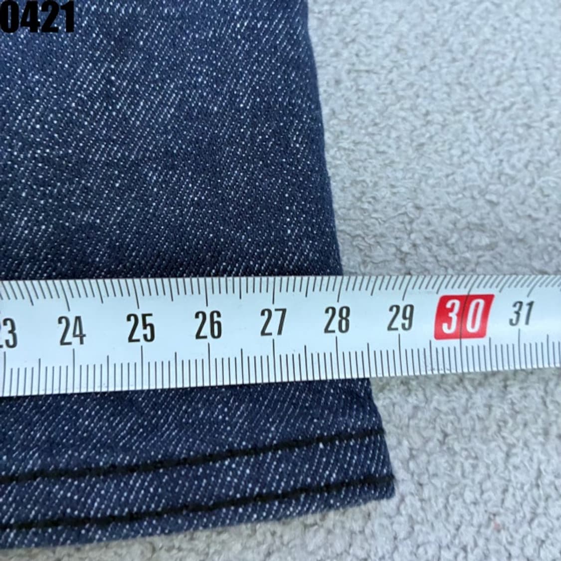 여성 잇미샤 청 데님 와이드 팬츠 28 상품이미지7