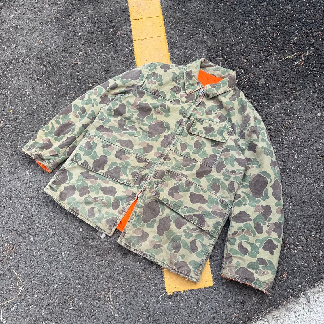 80s Vintage Duck Camo Huting Jacket 상품이미지3