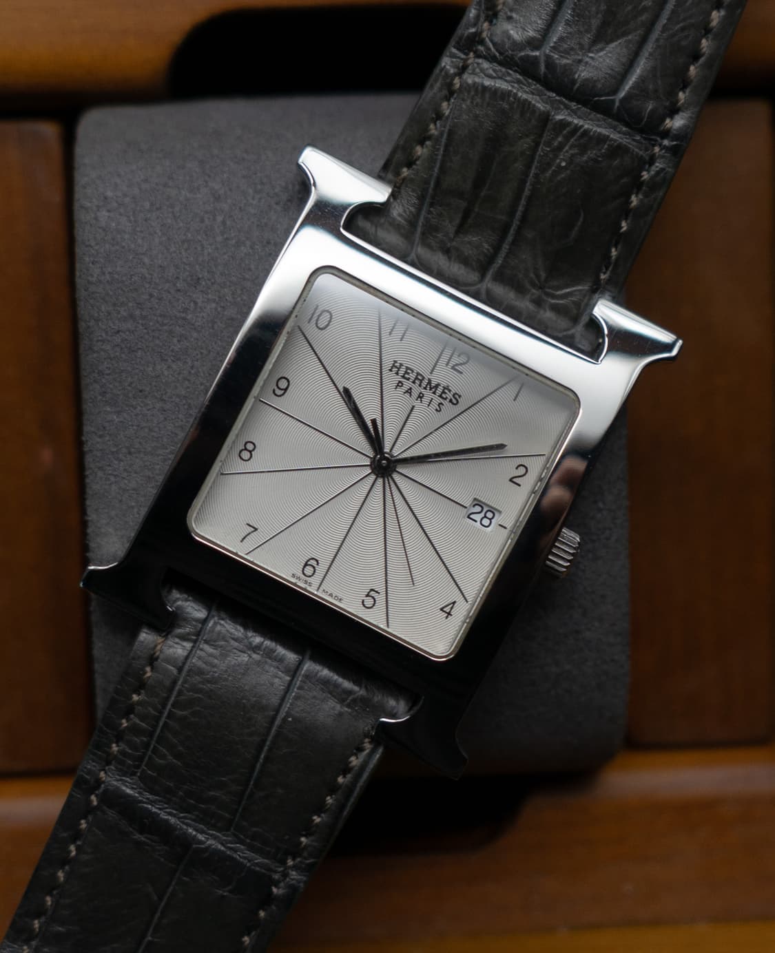 에르메스 H아워 라지 사이즈 시계 상품이미지1