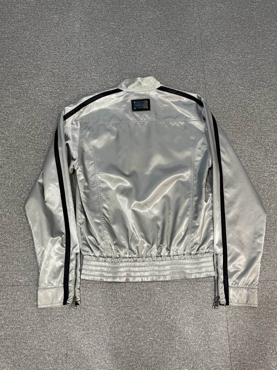 돌체앤가바나 실버 크롭 블루종 자켓 46 상품이미지3