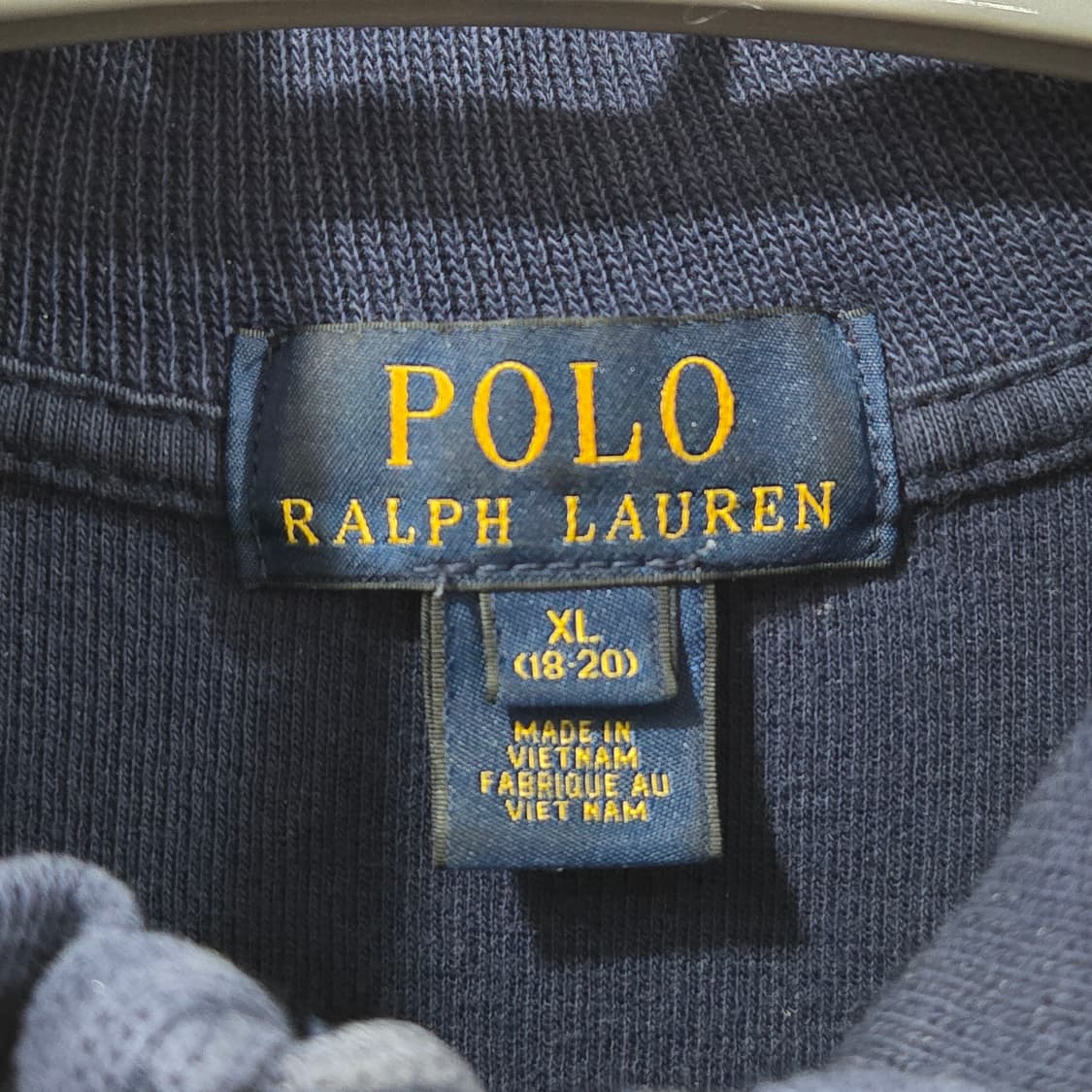 폴로랄프로렌 코튼 풀오버 하프집업 XL/18/20 상품이미지3